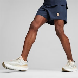 Shorts tejidos de 5" PUMA x First Mile para hombre, Club Navy, extralarge